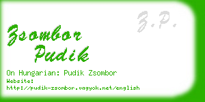 zsombor pudik business card